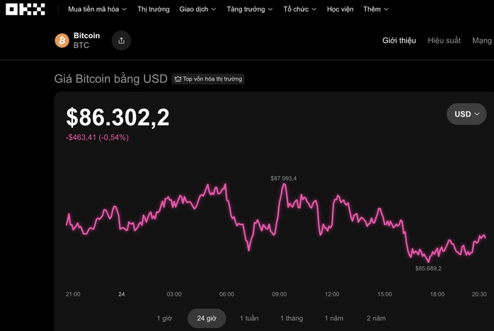 Thị trường tiền số hôm nay, 24-11: Bitcoin đang giấu điều gì trước giờ G cuối tháng 11?
