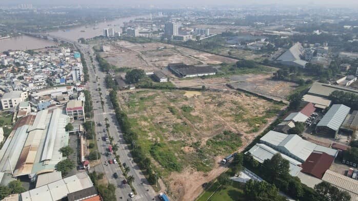 Hình ảnh khu đất hơn 50 ha cặp sông Đồng Nai sắp đấu giá