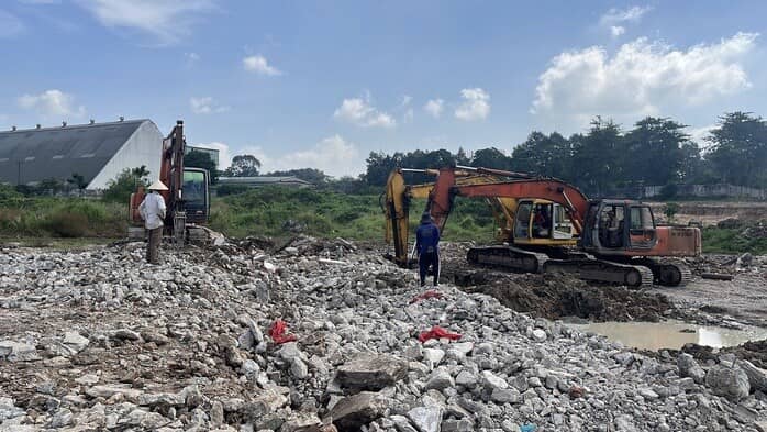 Hình ảnh khu đất hơn 50 ha cặp sông Đồng Nai sắp đấu giá