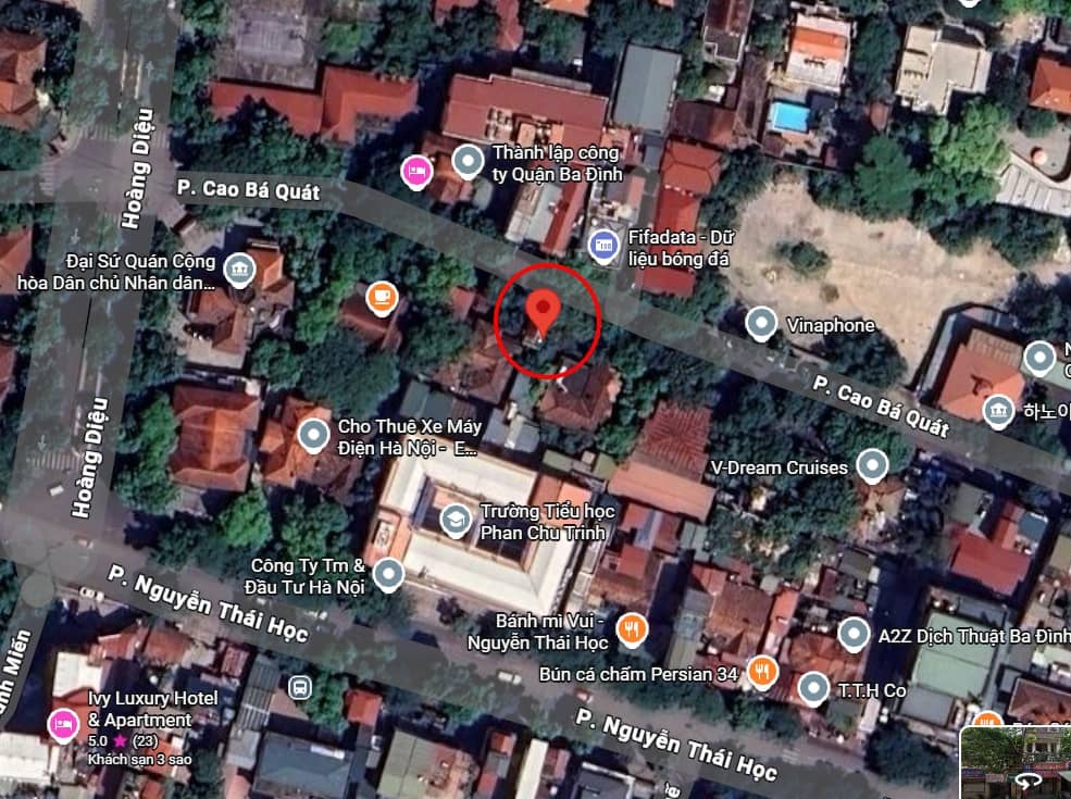 Hà Nội sắp đấu giá đất “vàng” phường Ba Đình xây khách sạn 5 sao, khởi điểm hơn 679 tỷ