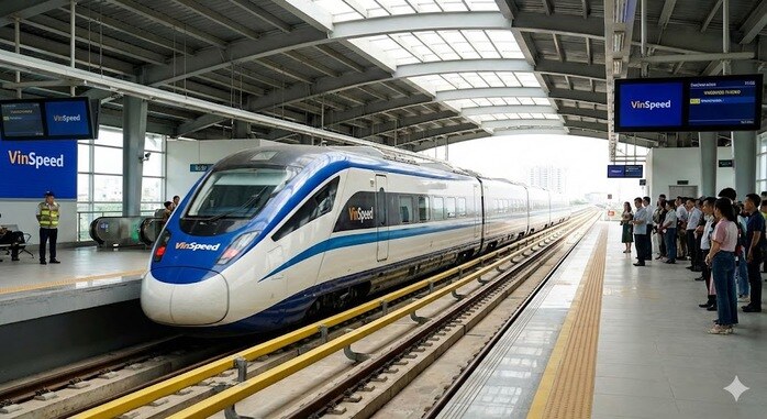 Động thái mới của tỉ phú Phạm Nhật Vượng tại công ty đường sắt cao tốc VinSpeed