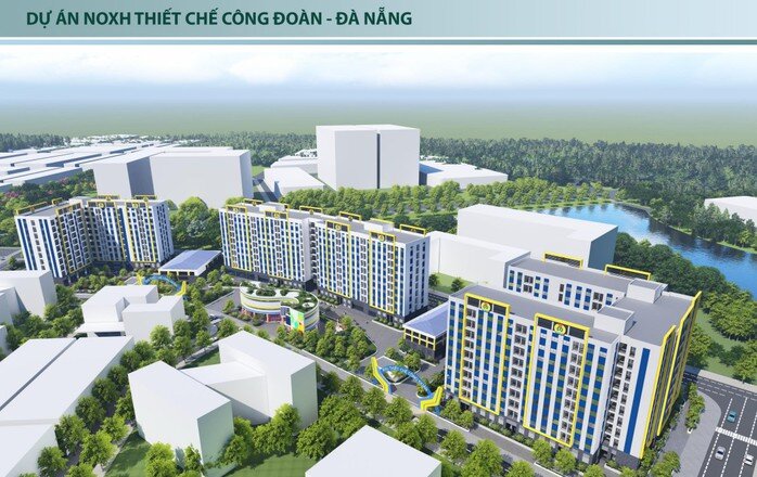 Lộ diện hình ảnh Nhà ở xã hội Công đoàn 620 tỉ đồng tại Đà Nẵng
