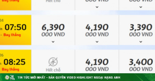 Vé máy bay Tết 2026 nhiều chặng đã 'cháy'