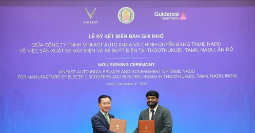 Vinfast công bố mở rộng nhà máy Tamil Nadu, hướng tới sản xuất xe buýt, xe máy điện tại Ấn Độ