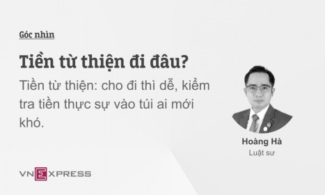 Tiền từ thiện đi đâu?