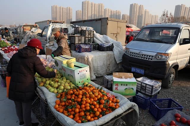 Lạm phát tiêu dùng Trung Quốc đạt đỉnh gần 2 năm