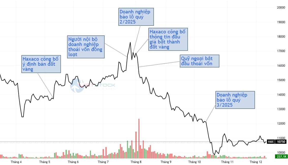 Đằng sau pha đổ đèo cổ phiếu của trùm buôn xe Haxaco