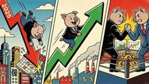 “3 mảnh ký ức” giá heo 2025: Lên bổng, xuống trầm và cuộc so găng của các ông lớn