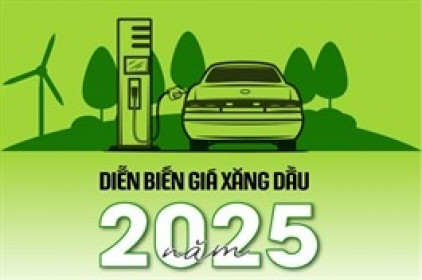 Giá xăng, dầu giảm mạnh trong năm 2025
