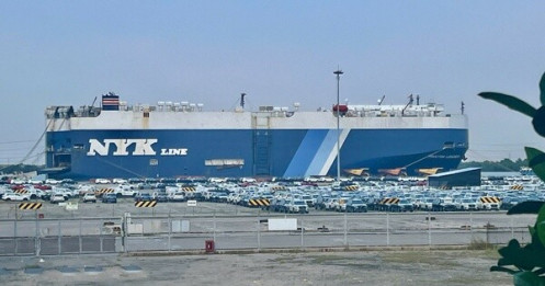 Tàu chở ô tô đầu tiên của năm 2026 cập cảng TPHCM, có cả xe sang và xe điện Trung Quốc