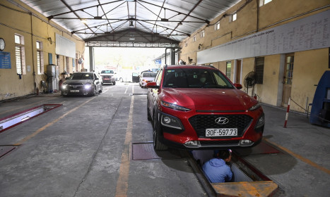 Ôtô rớt kiểm định phải nộp thêm 50% phí khi quay lại trong ngày