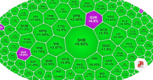Chứng khoán Việt vào nhóm tăng mạnh nhất thế giới ngày 7-1