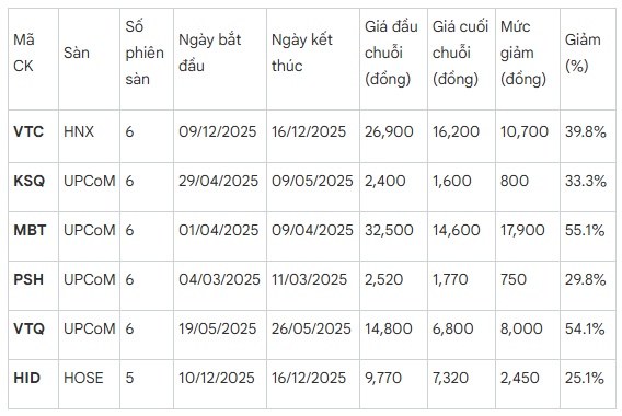 Chuỗi tăng trần, giảm sàn năm 2025: Những pha "tàu lượn" phía sau đỉnh VN-Index