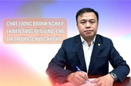 Chất lượng doanh nghiệp là nền tảng bền vững cho thị trường chứng khoán