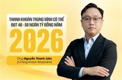 Ông Nguyễn Thanh Lâm (Maybank): Thanh khoản trung bình có thể đạt 40 - 50 ngàn tỷ đồng năm 2026