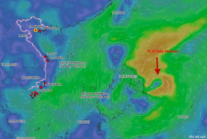 Xuất hiện bão gần Biển Đông