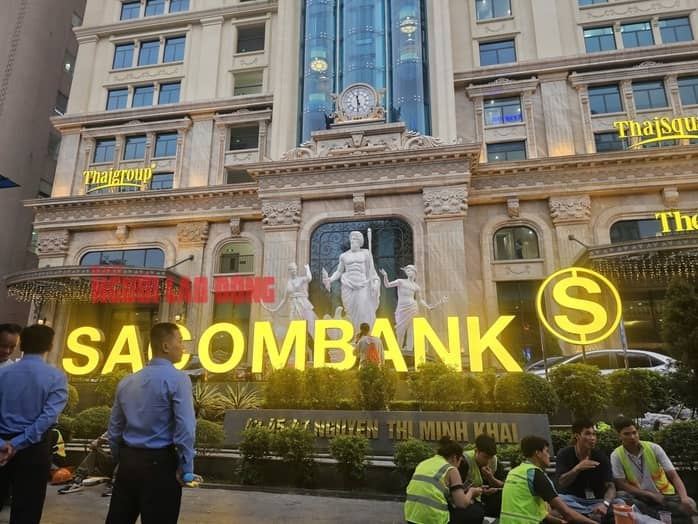 Logo Sacombank bất ngờ xuất hiện tại "đại bản doanh" của Thaigroup