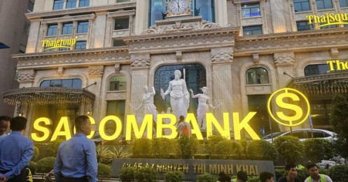 Logo Sacombank bất ngờ xuất hiện tại "đại bản doanh" của Thaigroup
