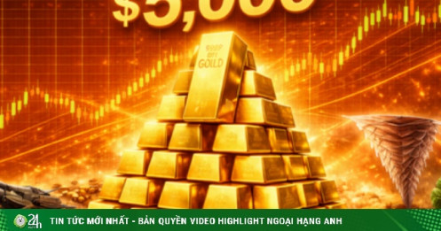 Giá vàng thế giới áp sát 5.000 USD trước rủi ro địa chính trị