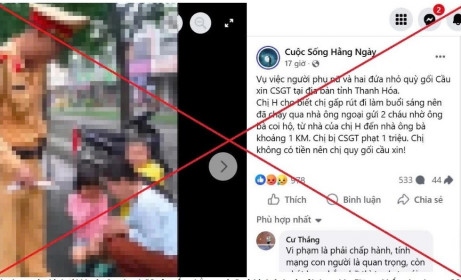 Công an Thanh Hóa điều tra người đưa thông tin, hình ảnh sai sự thật về CSGT