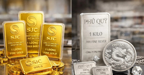 Giá vàng, bạc tăng rất mạnh