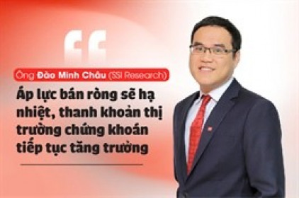 Ông Đào Minh Châu (SSI Research): Áp lực bán ròng sẽ hạ nhiệt, thanh khoản tiếp tục tăng trưởng