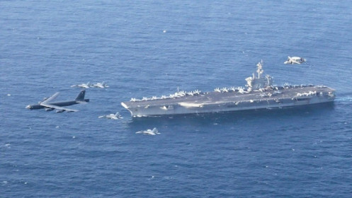 Thêm một tàu chiến Mỹ tiến vào Trung Đông