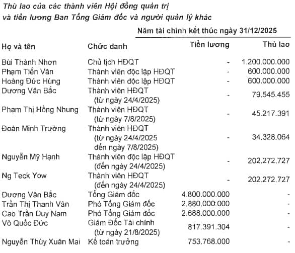 Novaland lãi trở lại năm 2025, nợ vay vượt 67 ngàn tỷ, CEO lãnh lương 4.8 tỷ