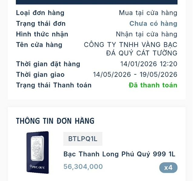 Vì sao bạc Việt Nam không thiếu nhưng khách hàng vẫn phải chờ giao sau?