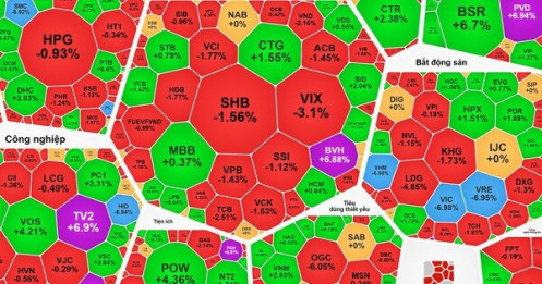 Nhiều cổ phiếu tăng trần sao VN-Index vẫn giảm hơn 22 điểm?