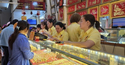 Sáng 5-2, giá vàng miếng SJC, vàng nhẫn "quay xe" giảm