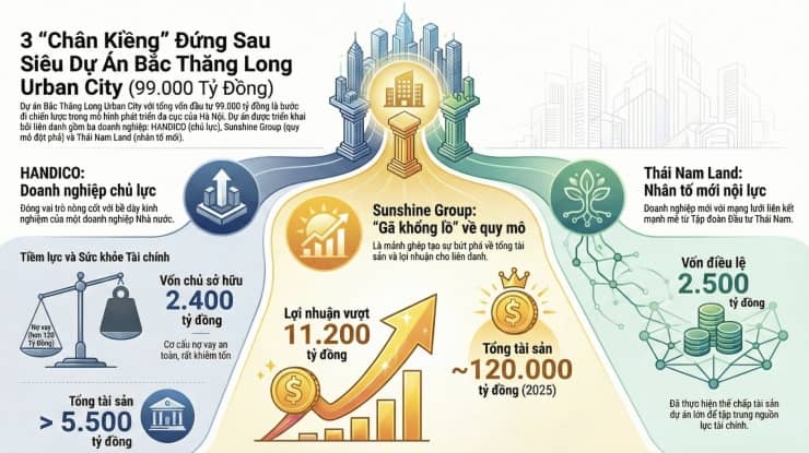 Hé lộ sức khỏe tài chính liên danh làm dự án đô thị 99.000 tỷ đồng tại Hà Nội