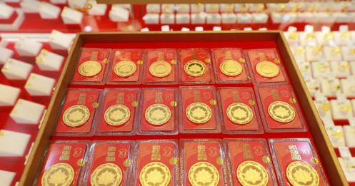 Giá vàng trong nước tăng - giảm thất thường