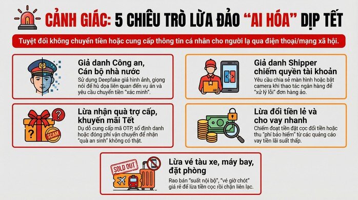 Những chiếc bẫy online mùa Tết 2026 và cách phòng tránh lừa đảo hiệu quả