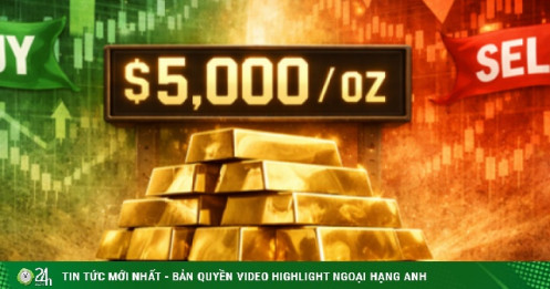 Giá vàng thế giới vượt 5.000 USD, giới phân tích cảnh báo biến động vẫn chưa kết thúc