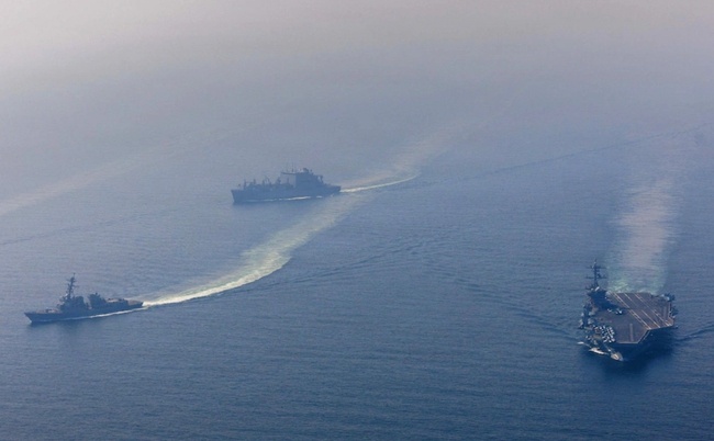 Phi đội Mỹ hướng tới Trung Đông, ông Donald Trump nhắc "khả năng leo thang"