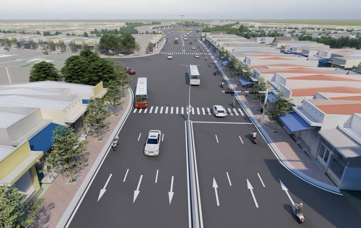 Phối cảnh tuyến đường huyết mạch phía tây TP HCM mở rộng gấp bốn