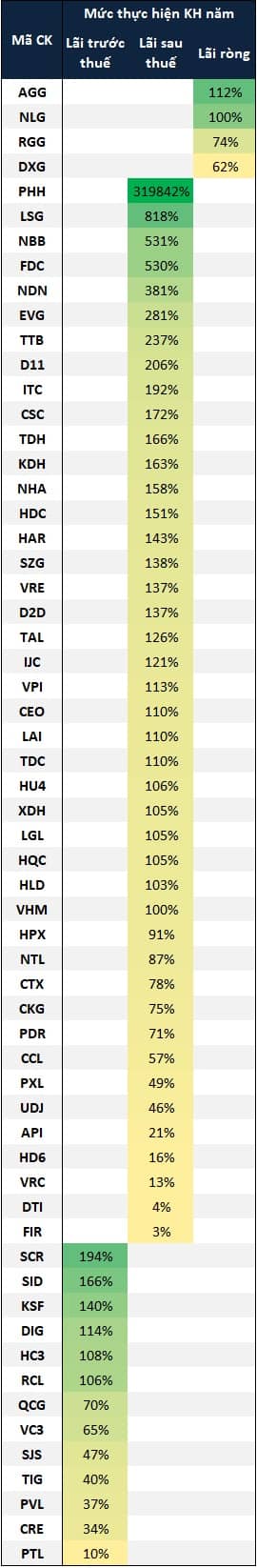 Bao nhiêu doanh nghiệp bất động sản nhà ở cán đích lợi nhuận 2025?
