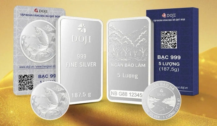 Giá bạc tăng nóng trước ngày Thần Tài, một tập đoàn vàng bất ngờ lấn sân bán bạc