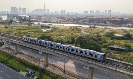 Thaco dự tính xây xong đường sắt từ Thủ Thiêm tới sân bay Long Thành vào 2030
