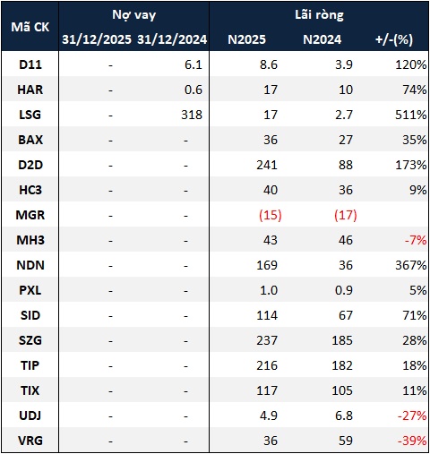 Nợ vay doanh nghiệp bất động sản trên sàn lên gần 400 ngàn tỷ đồng trong năm 2025