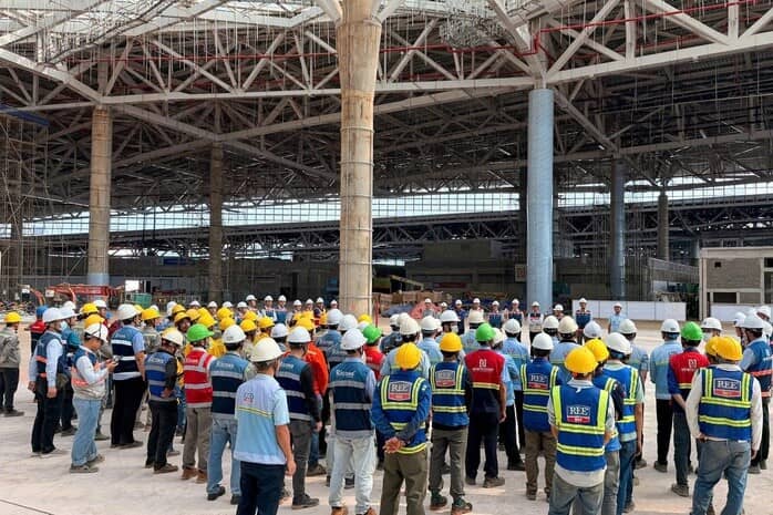 Tổ chức hàng trăm mũi thi công sân bay Long Thành