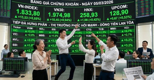 Trút bỏ gánh nặng, VN-Index mở gáp bứt phá ngay phiên ATO ngày 5-3