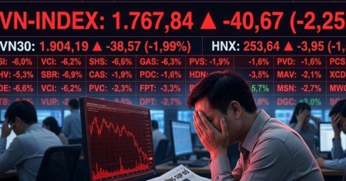 Thứ sáu "giông bão", VN-Index bốc hơi hơn 40 điểm