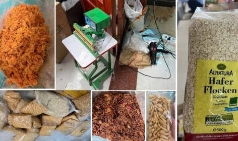 Trộn ruốc bông gà và heo trôi nổi để tăng lợi nhuận