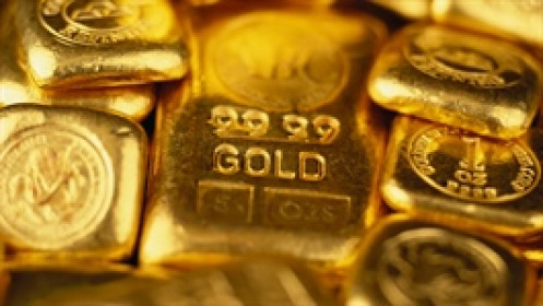 Vàng thế giới tiếp đà giảm về gần mốc 5,050 USD