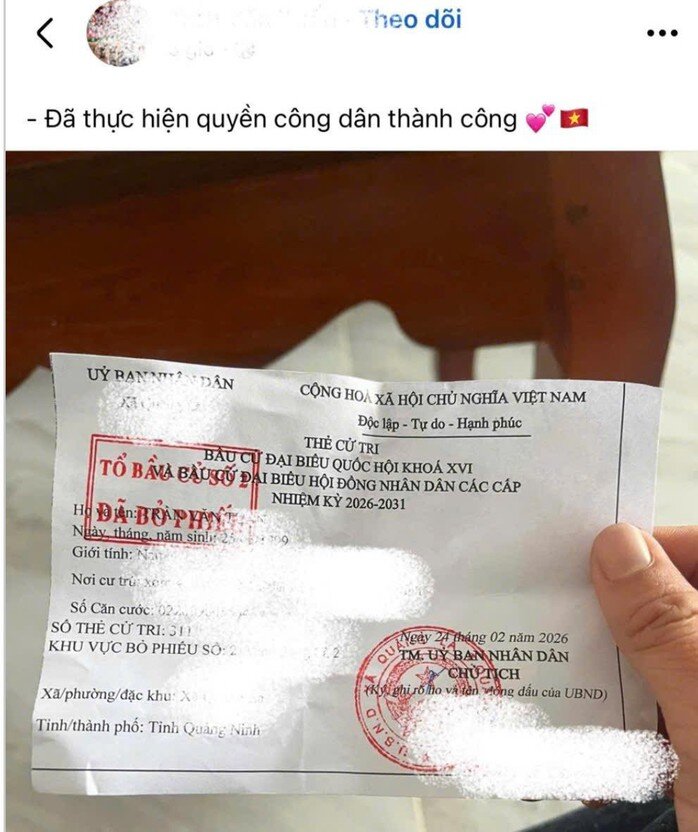 Bộ Công an cảnh báo nguy hiểm tiềm ẩn khi đăng ảnh thẻ cử tri lên mạng