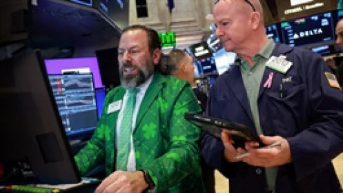 Chứng khoán Mỹ tăng nhẹ