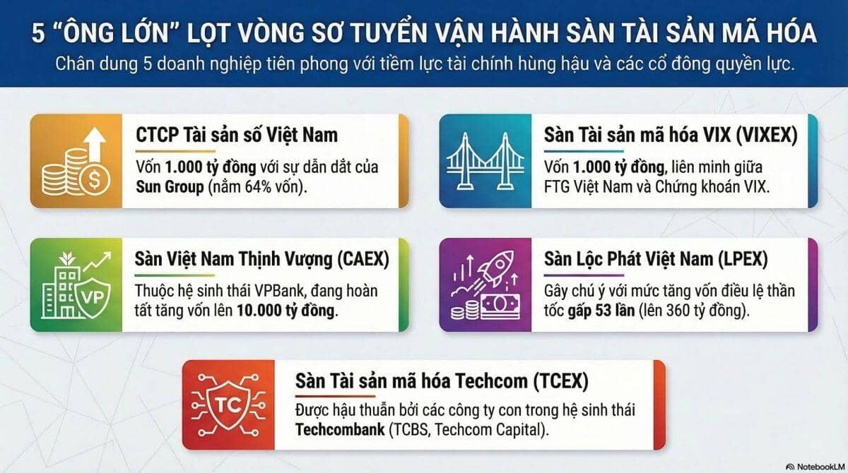 Bộ Tài chính công bố 5 ứng viên đầu tiên cho cuộc đua xin cấp phép sàn tiền số tại Việt Nam