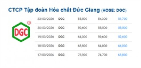 DGC giải trình 5 phiên sàn, nêu 2 nguyên nhân chính